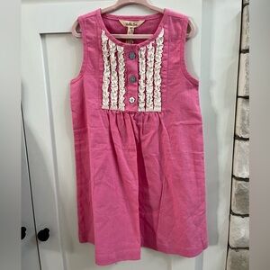 Matilda Jane pink linen shift dress NWT